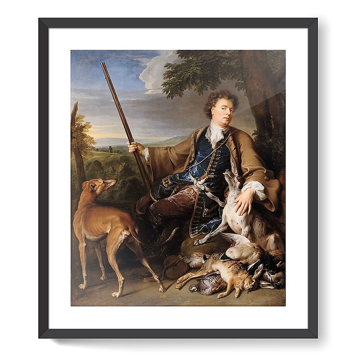 Portrait de l'artiste en chasseur (affiches d'art encadrées)