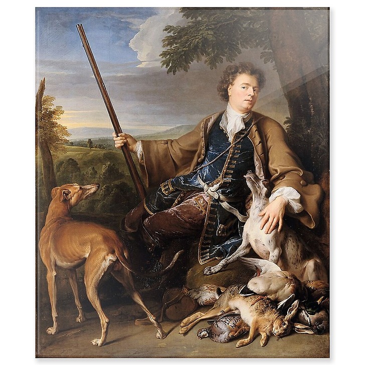 Portrait de l'artiste en chasseur (panneaux acryliques)