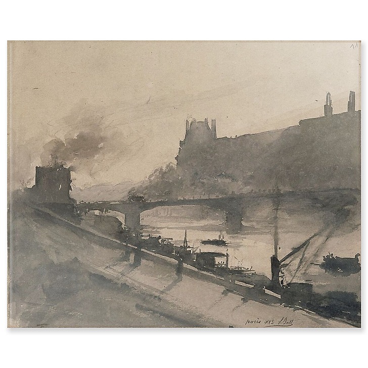 Album of views of Paris, the Louvre and the Carrousel bridge (acrylic panels)