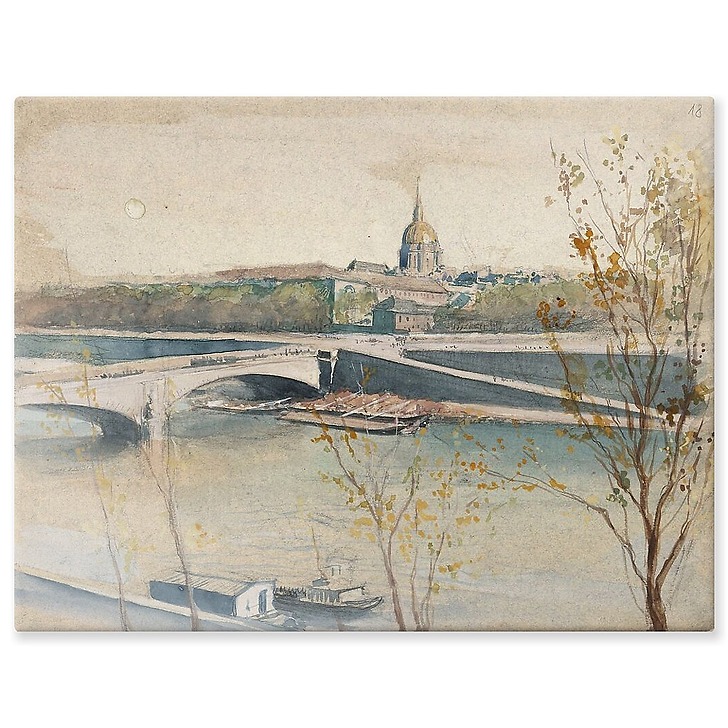 Album of views of Paris, the Alma bridge and the dome of the Invalides (aluminium panels)