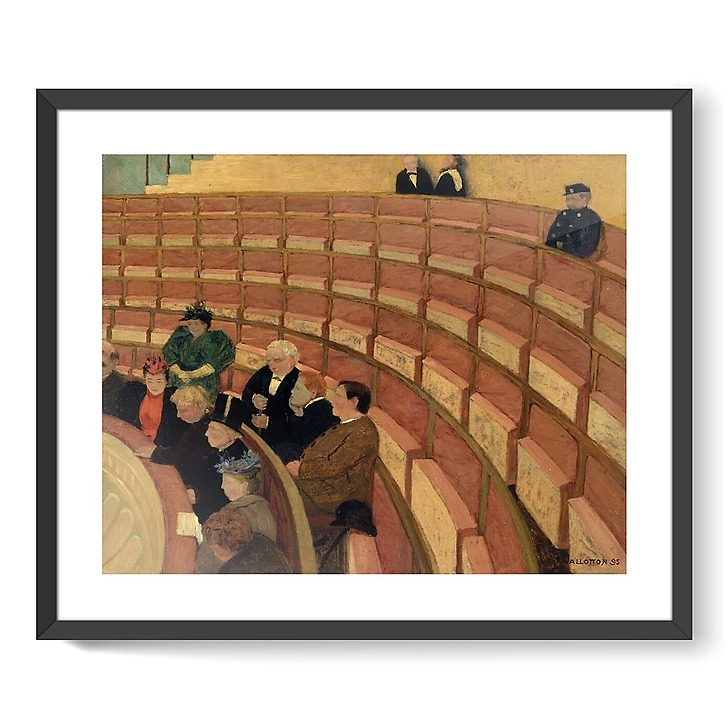 La troisième galerie au théâtre du Châtelet (affiches d'art encadrées)