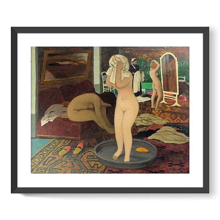 Femmes à leur toilette (affiches d'art encadrées)