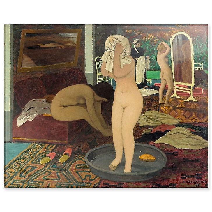 Femmes à leur toilette (panneaux acryliques)