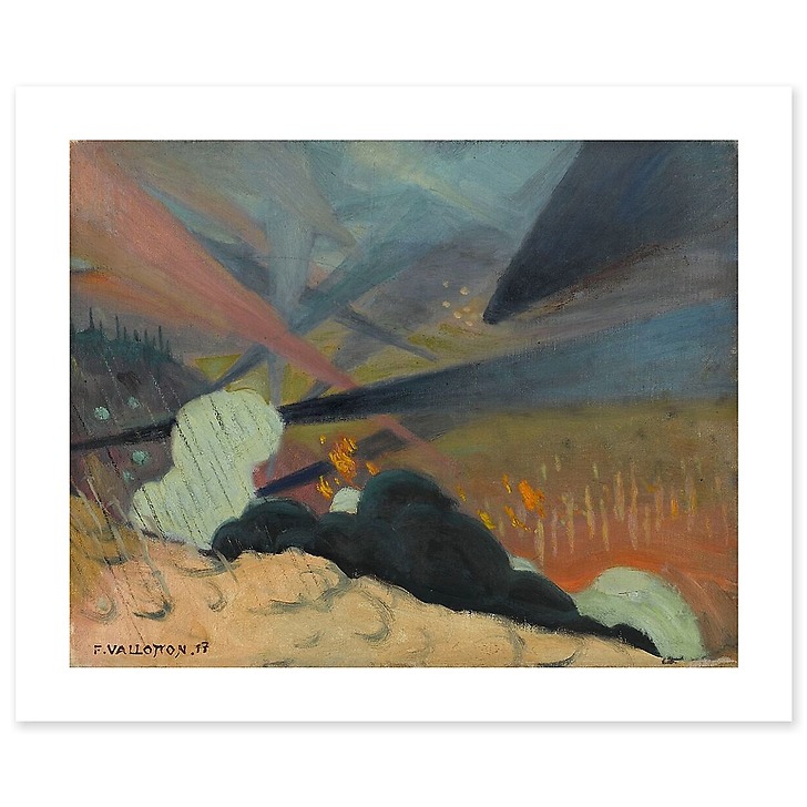 Verdun, esquisse, 1917 (toiles sans cadre)