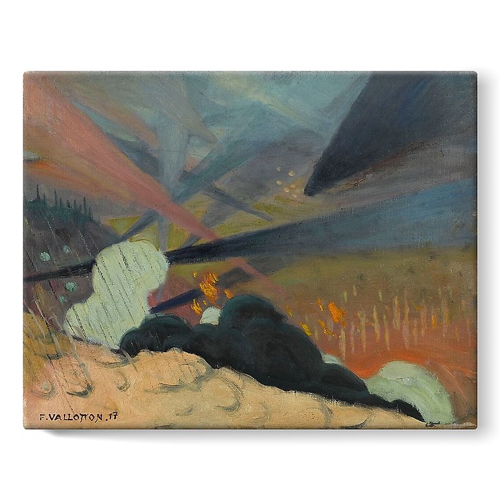 Verdun, esquisse, 1917 (toiles sur châssis)