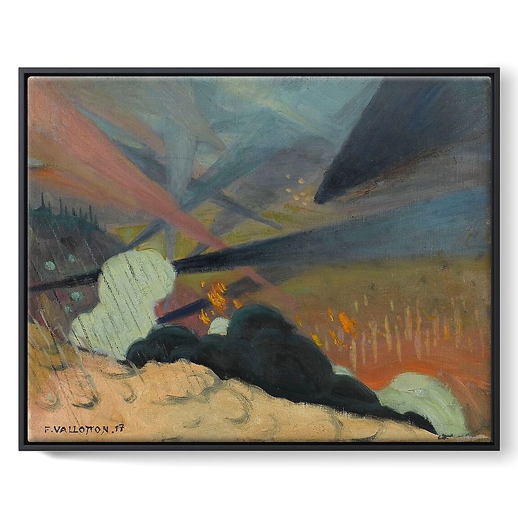 Verdun, esquisse, 1917 (toiles encadrées)