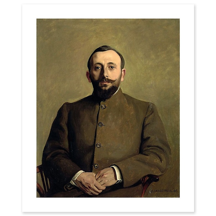 Portrait d'Alfred Athis, pseudonyme de l'écrivain Alfred Natanson (toiles sans cadre)