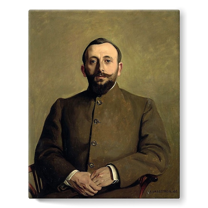 Portrait of Alfred Athis, pseudonym of the writer Alfred Natanson (stretched canvas)