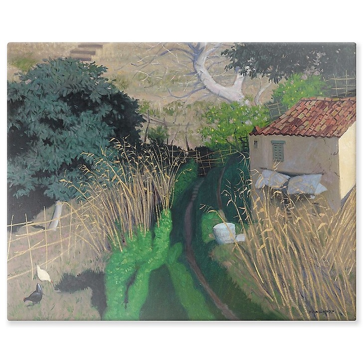 House and reeds (aluminium panels)