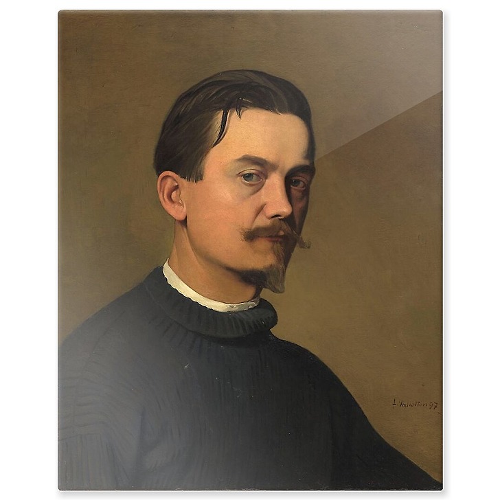 Self-portrait (aluminium panels)