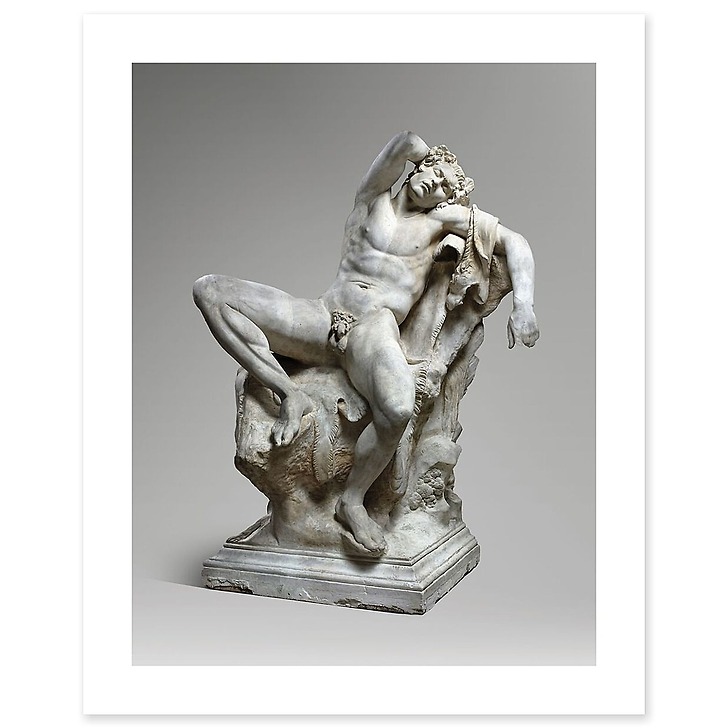 Faune Barberini, d'apès un original conservé en Allemagne à la glytopthèque de Munich (toiles sans cadre)