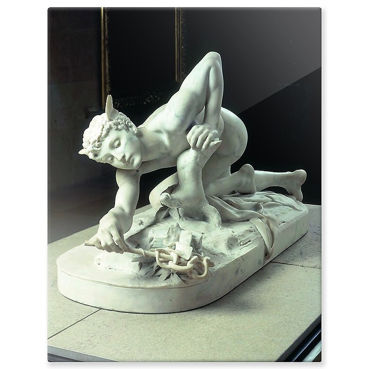 Inventant Mercure inventant le caducée (panneaux aluminium) · Boutiques de musées