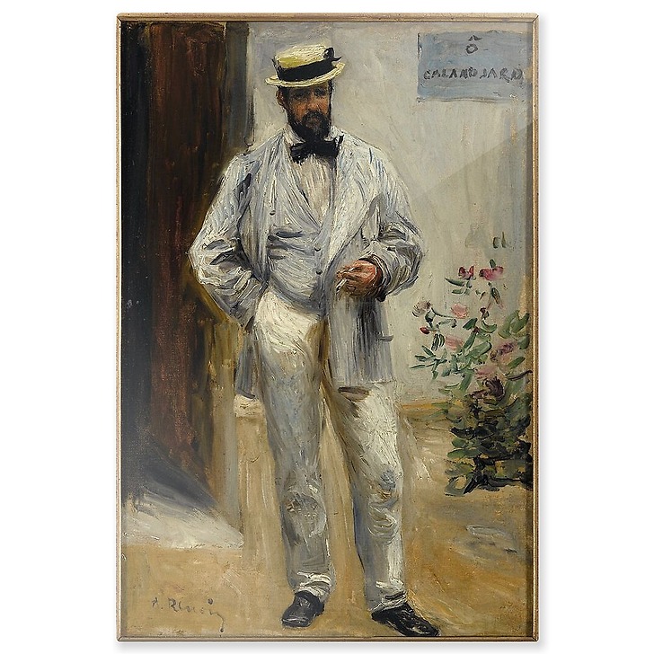 Portrait of Charles Le Coeur (1830-1906), architect, brother of the painter Jules Le Coeur, friend of Renoir (aluminium panels)