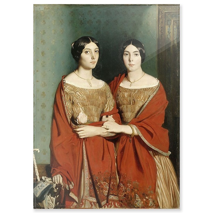 Ladies Chassériau said the two sisters (acrylic panels)