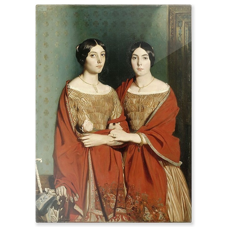 Mesdemoiselles Chassériau dit les deux soeurs (panneaux aluminium)