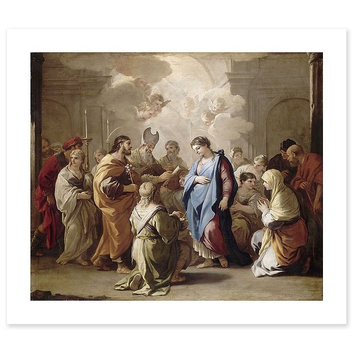 Le mariage de la Vierge (affiches d'art)