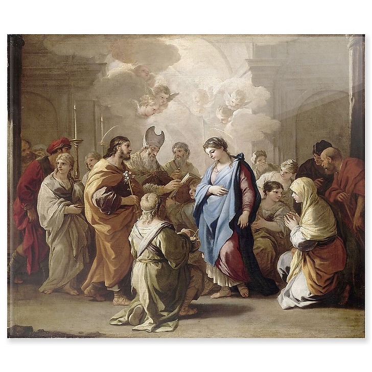 Le mariage de la Vierge (panneaux acryliques)