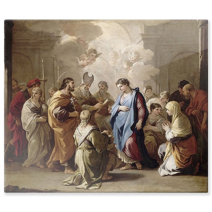 The Marriage of the Virgin Mary (aluminium panels)