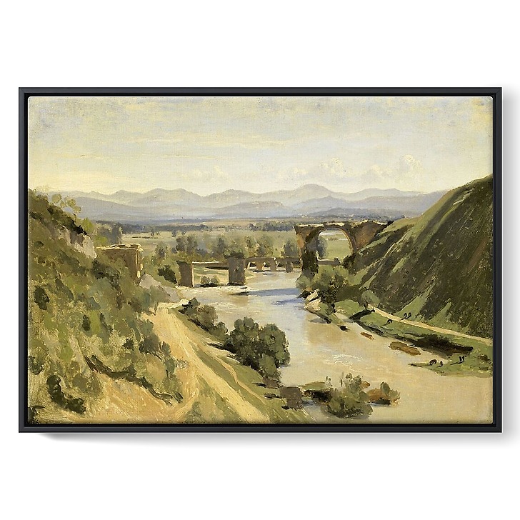 The Narni Bridge (framed canvas)