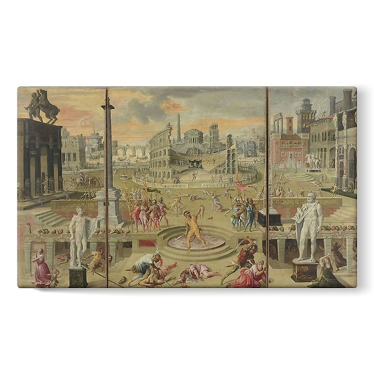 Les Massacres du Triumvirat (toiles sur châssis)