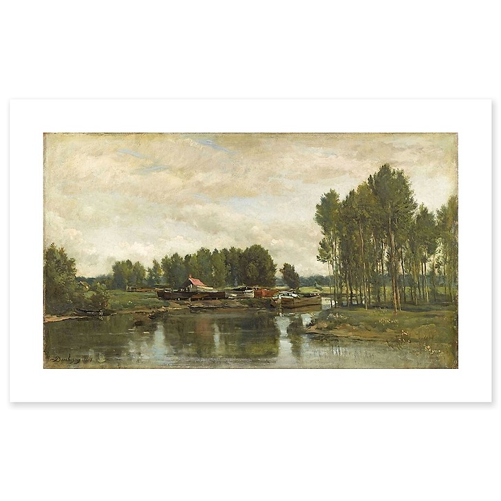 Bateaux sur l'Oise (affiches d'art)