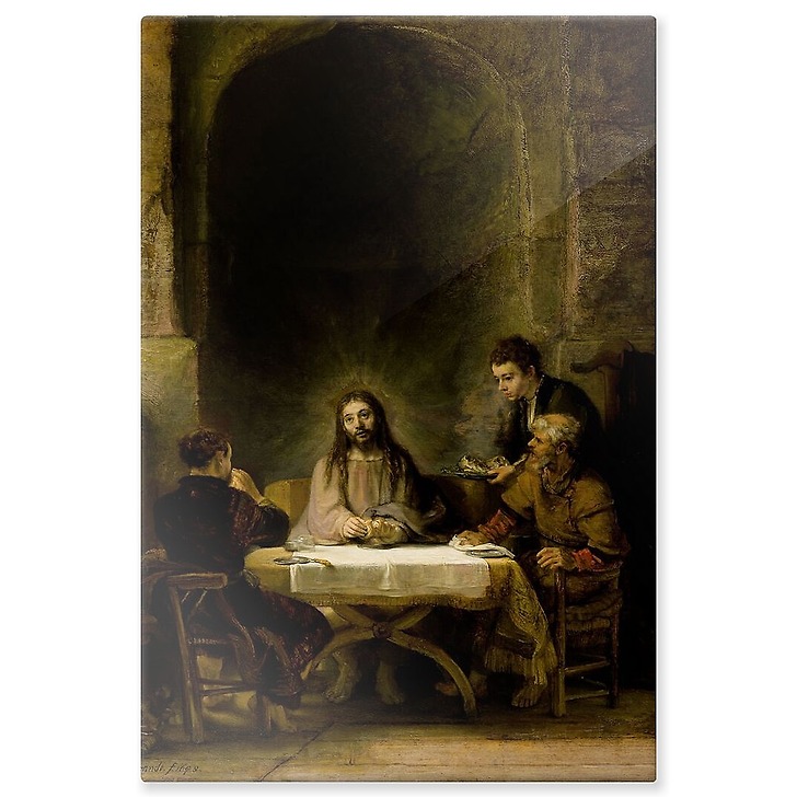 Le Christ se révélant aux pèlerins d'Emmaüs (panneaux aluminium)