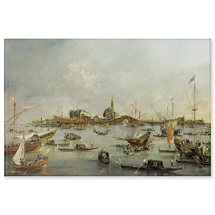 Le Doge sur le Bucentaure, à San Nicolo di Lido à Venise, le jour de l'ascension (panneaux acryliques)