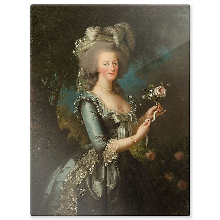 La reine Marie-Antoinette dit "à la Rose" (panneaux aluminium)