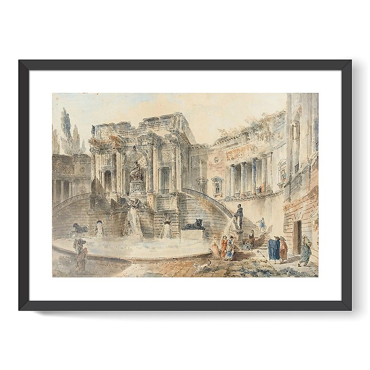 Fontaine monumentale (affiches d'art encadrées)