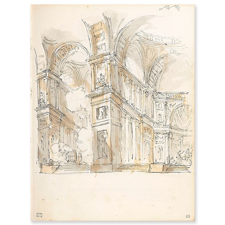 Caprice architectural animé (panneaux acryliques)