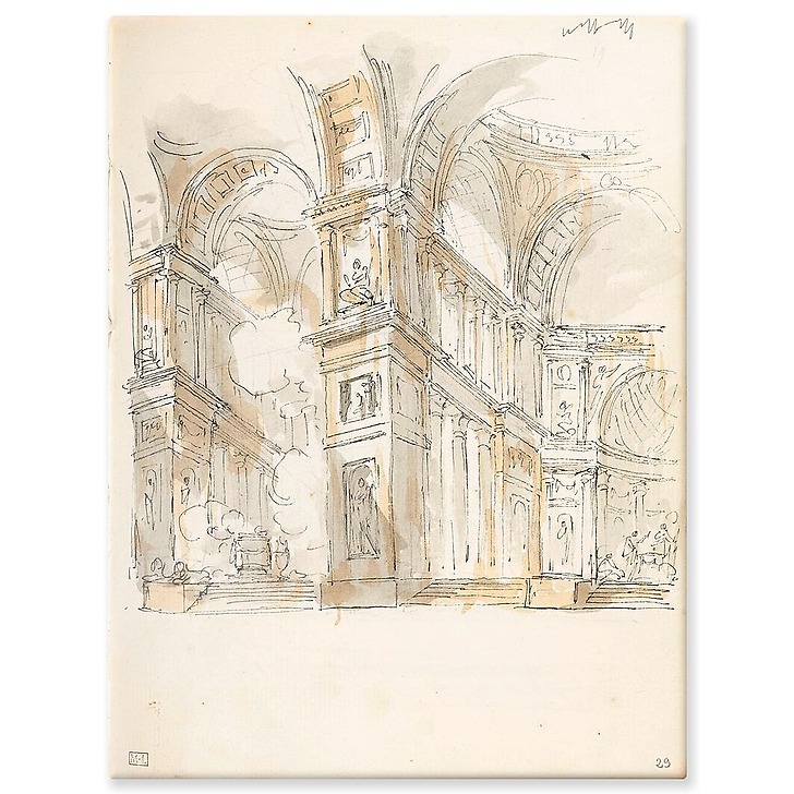 Animated architectural whim (aluminium panels)