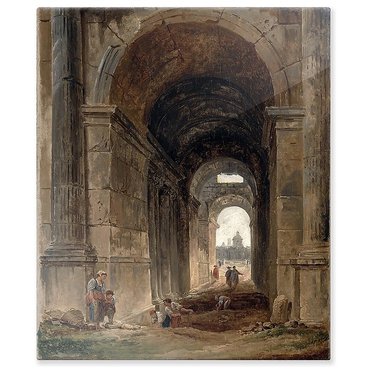 Vue du guichet des Arts (panneaux aluminium)