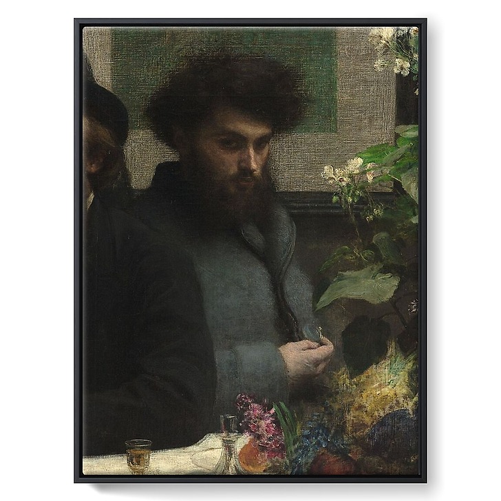 Coin de table - détail : Camille Pelletan (toiles encadrées)