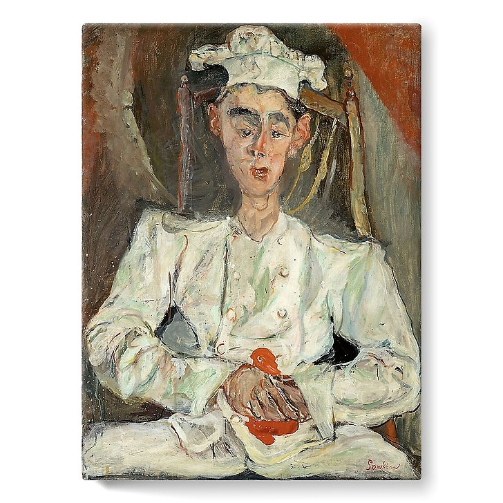 The little pastry chef (stretched canvas)
