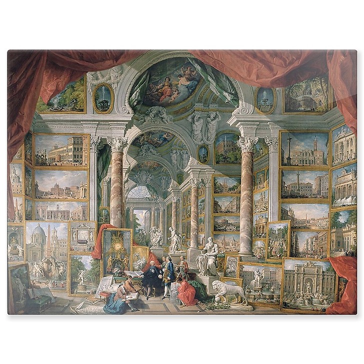 Galerie de vues de la Rome moderne (détail) (aluminium panels)