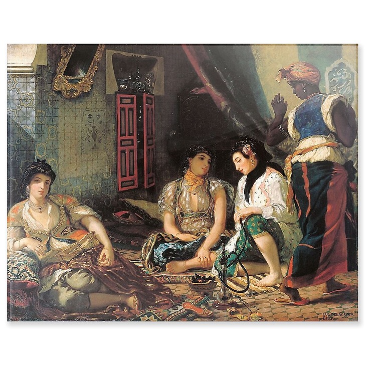 Women from Algiers in their apartments (acrylic panels)