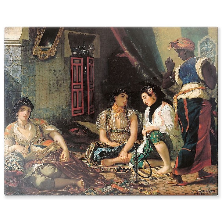 Women from Algiers in their apartments (aluminium panels)