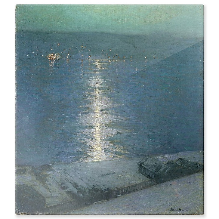 Clair de lune sur la riviére ou (panneaux aluminium)