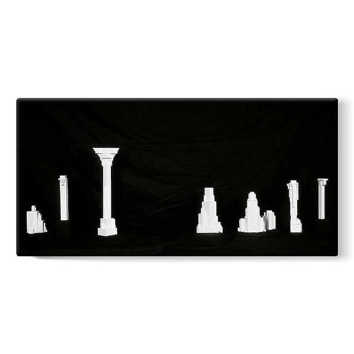 Thèmes pour des monuments architecturaux dans des parcs et sur des places (stretched canvas)