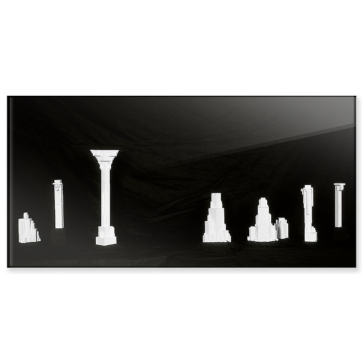 Thèmes pour des monuments architecturaux dans des parcs et sur des places (panneaux acryliques)