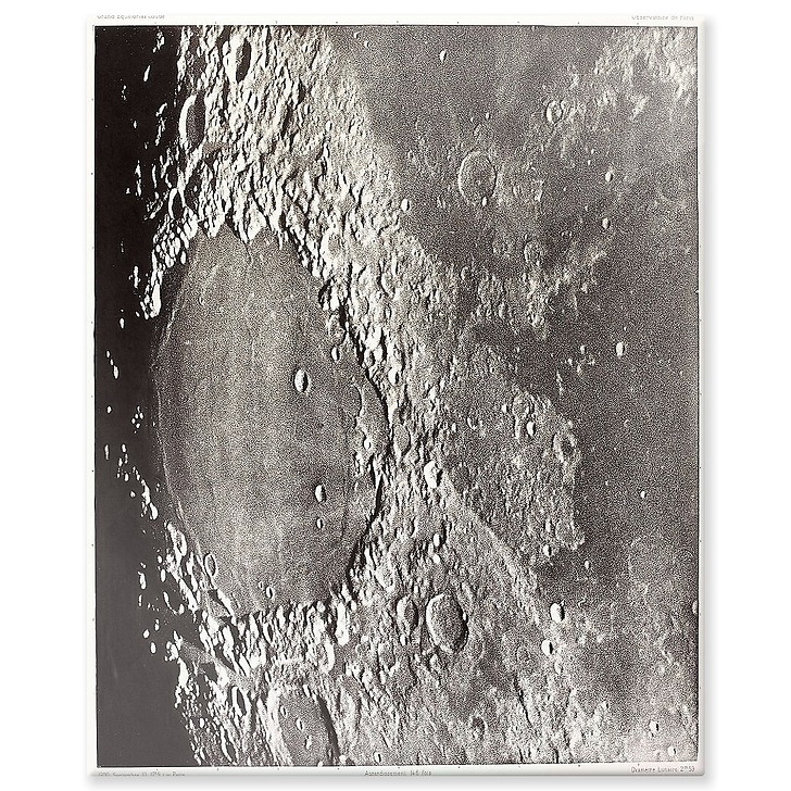 Atlas photographique de la lune, Taruntius Mer des aises Macrobius (aluminium panels)