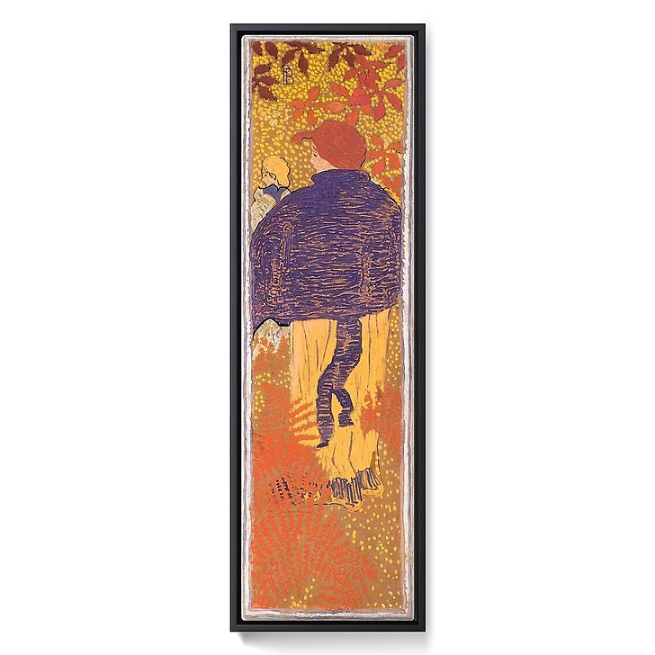 Femme à la pèlerine (toiles encadrées)