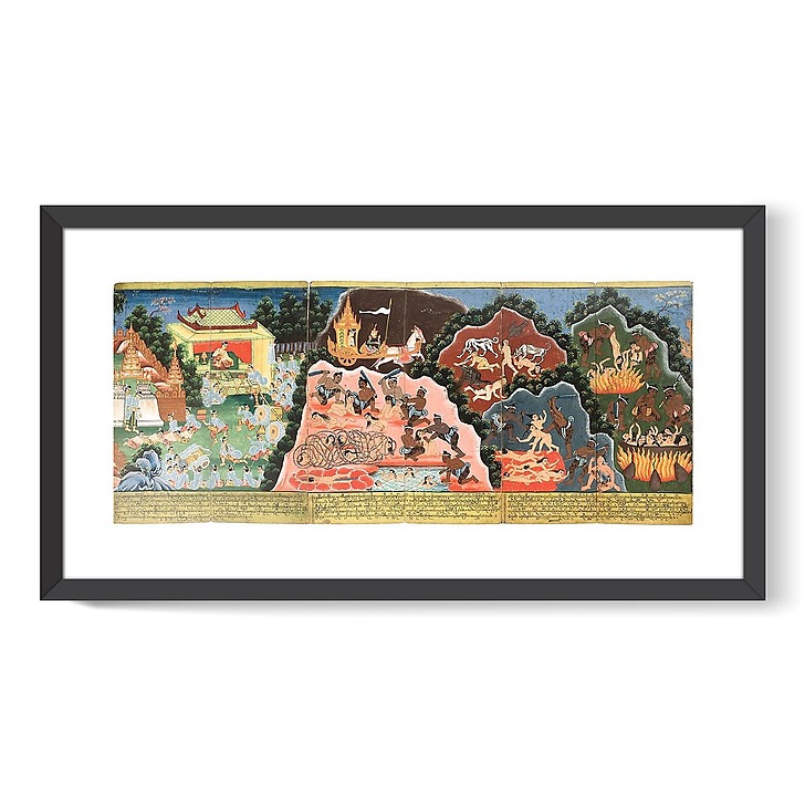Nemi Jataka (détail) (framed art prints)