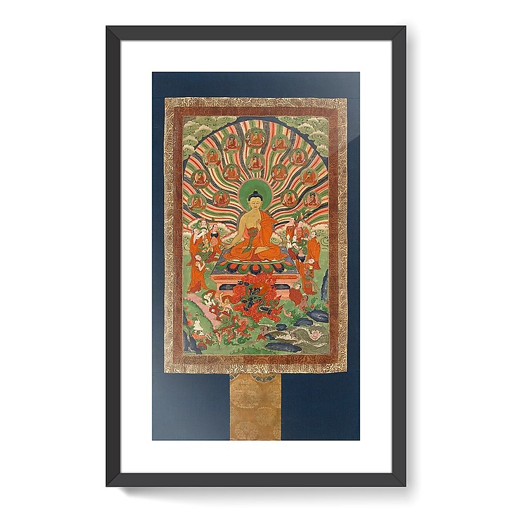 Le miracle de Shravasti (affiches d'art encadrées)