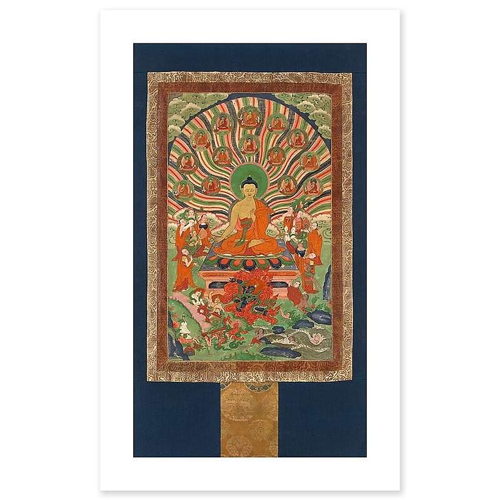 Le miracle de Shravasti (canvas without frame)