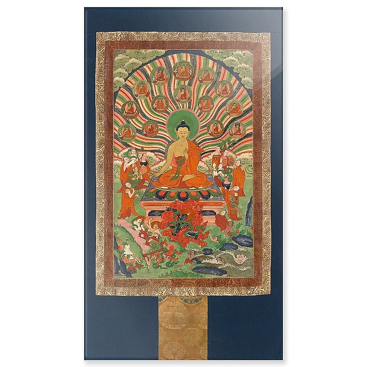 Le miracle de Shravasti (panneaux acryliques)