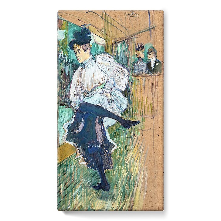 Jane Avril dansant, vers 1892 (toiles sur châssis)