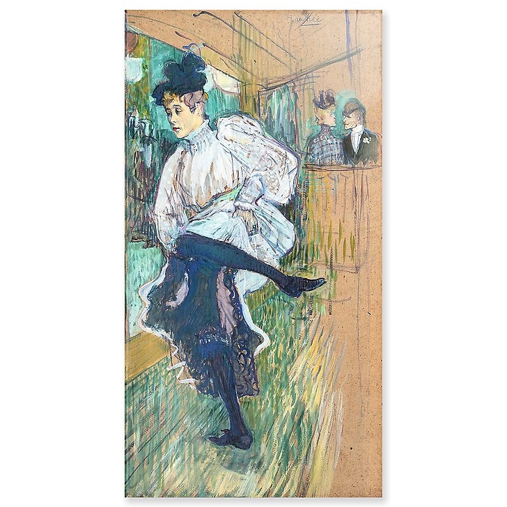 Jane Avril dansant, vers 1892 (acrylic panels)