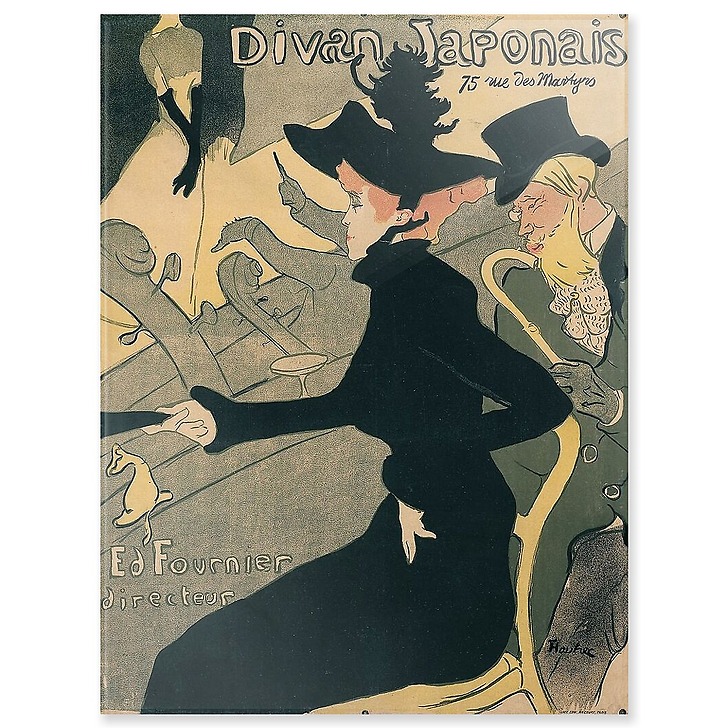 Affiche : Le Divan japonais (acrylic panels)
