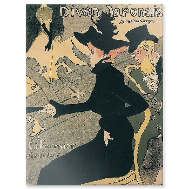 Affiche : Le Divan japonais (aluminium panels)